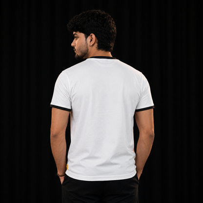 White Round Tshirt Quote Print - White - Image 5
