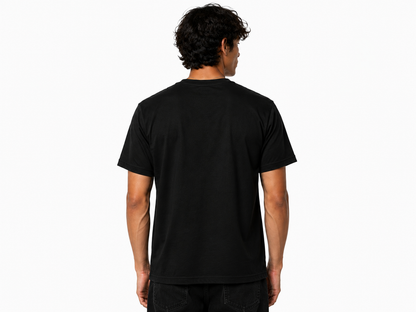 Black Round Tshirt Tiger Print - Black - Image 5
