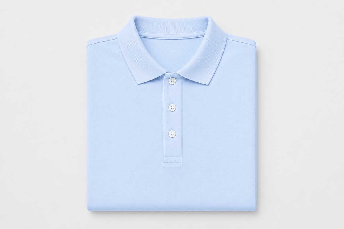 SkyBlue Tshirt LightestBlue Collar - Sky Blue - Image 6