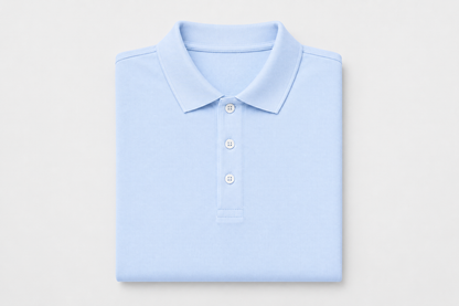SkyBlue Tshirt LightestBlue Collar - Sky Blue - Image 6