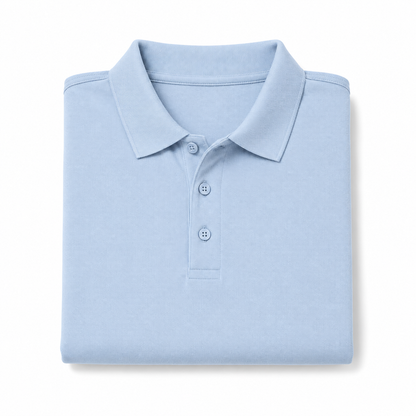 LightBlue Tshirt LightBlue Collar - Light Blue - Image 6