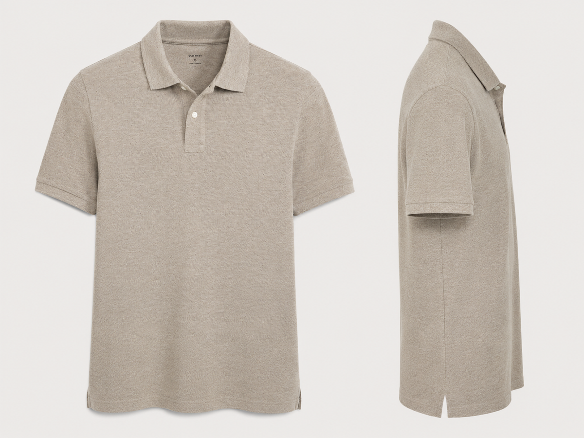 Grey Tshirt Grey Collar Cotton - Grey - Image 2