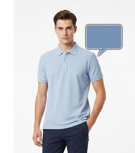 LightBlue Tshirt LightBlue Collar - Light Blue - Image 1