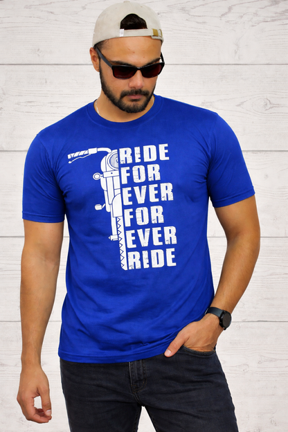 Mens Printed Half Sleeves T-shirts 170GSM Red Label 100% Cotton Bio Wash - Common Image